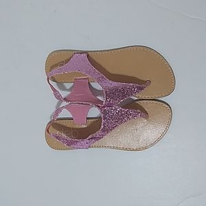 Deb Pink Glitter Sandals